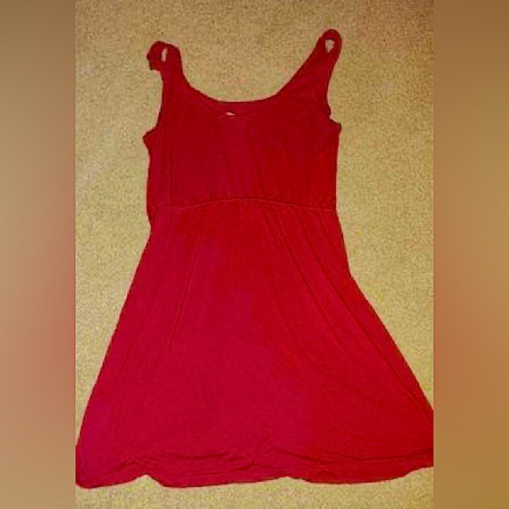 H&M Medium sleeveless dress red.